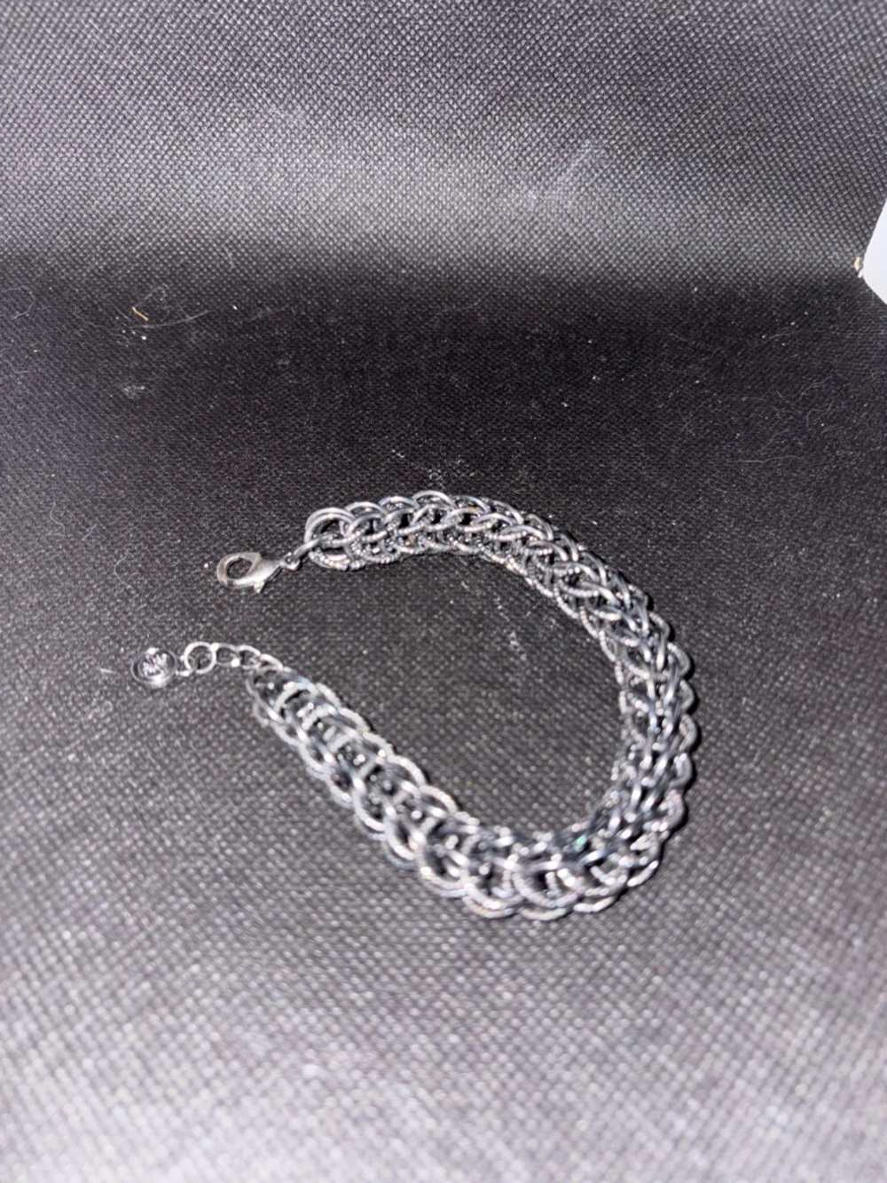 Simply Vera Vera Wang Silver-Tone Double Chain Bracelet